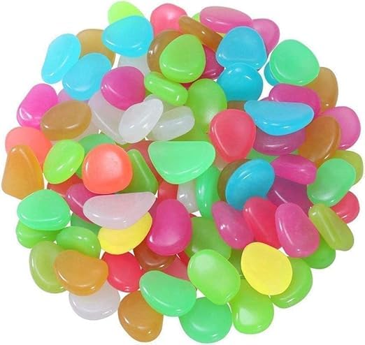 Glow in the Dark Decorative Pebbles