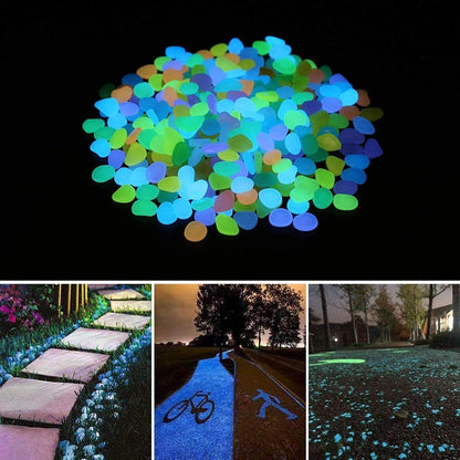 Glow in the Dark Decorative Pebbles