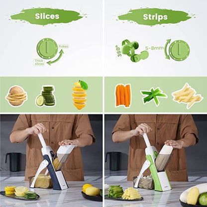 All in 1 Multi Purpose Mandoline Slicer, Chopper, Dicer